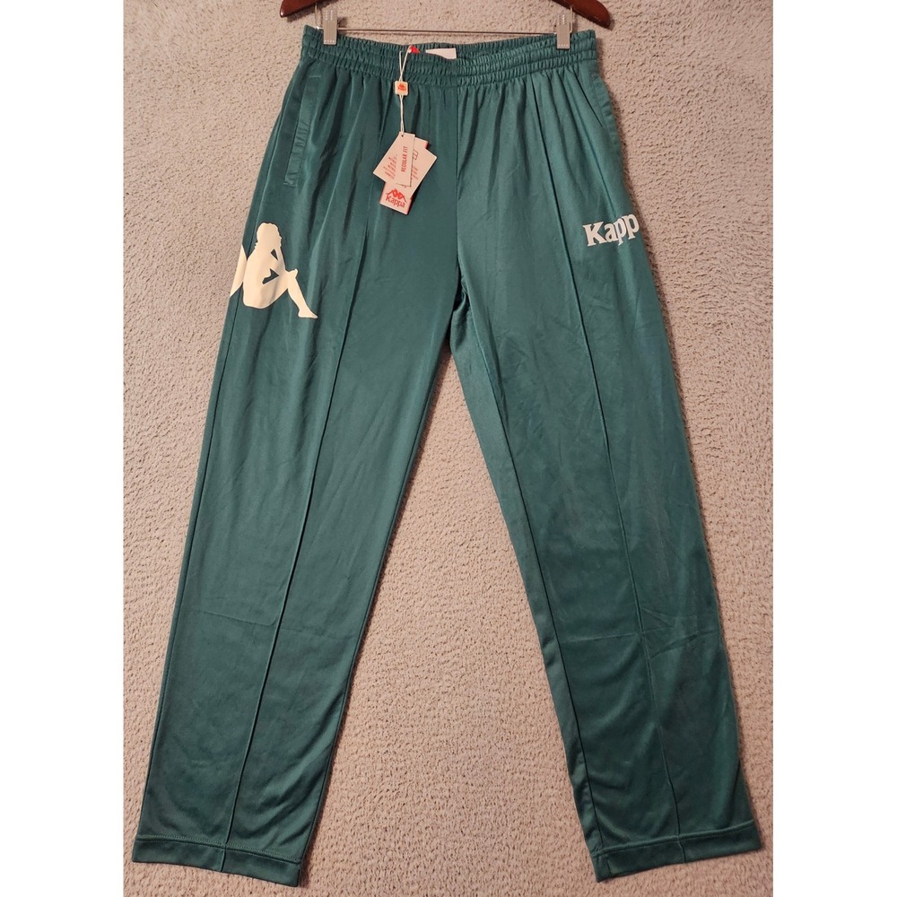 Kappa Authentic Ambret Track Pants Green Galapagos Mens XL 37196NW Joggers NEW